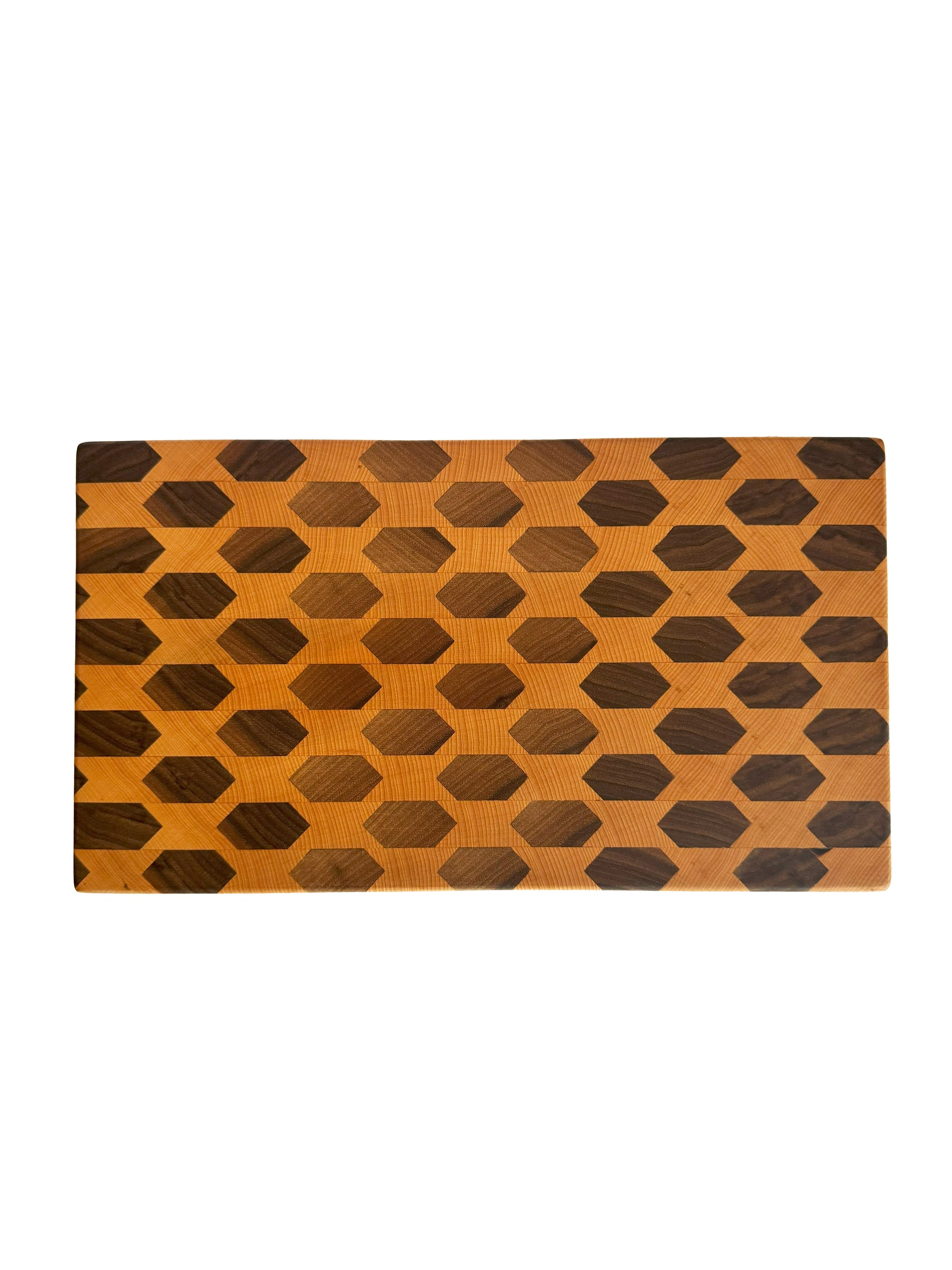 END-GRAIN PATTERNED CHOPPING BOARD