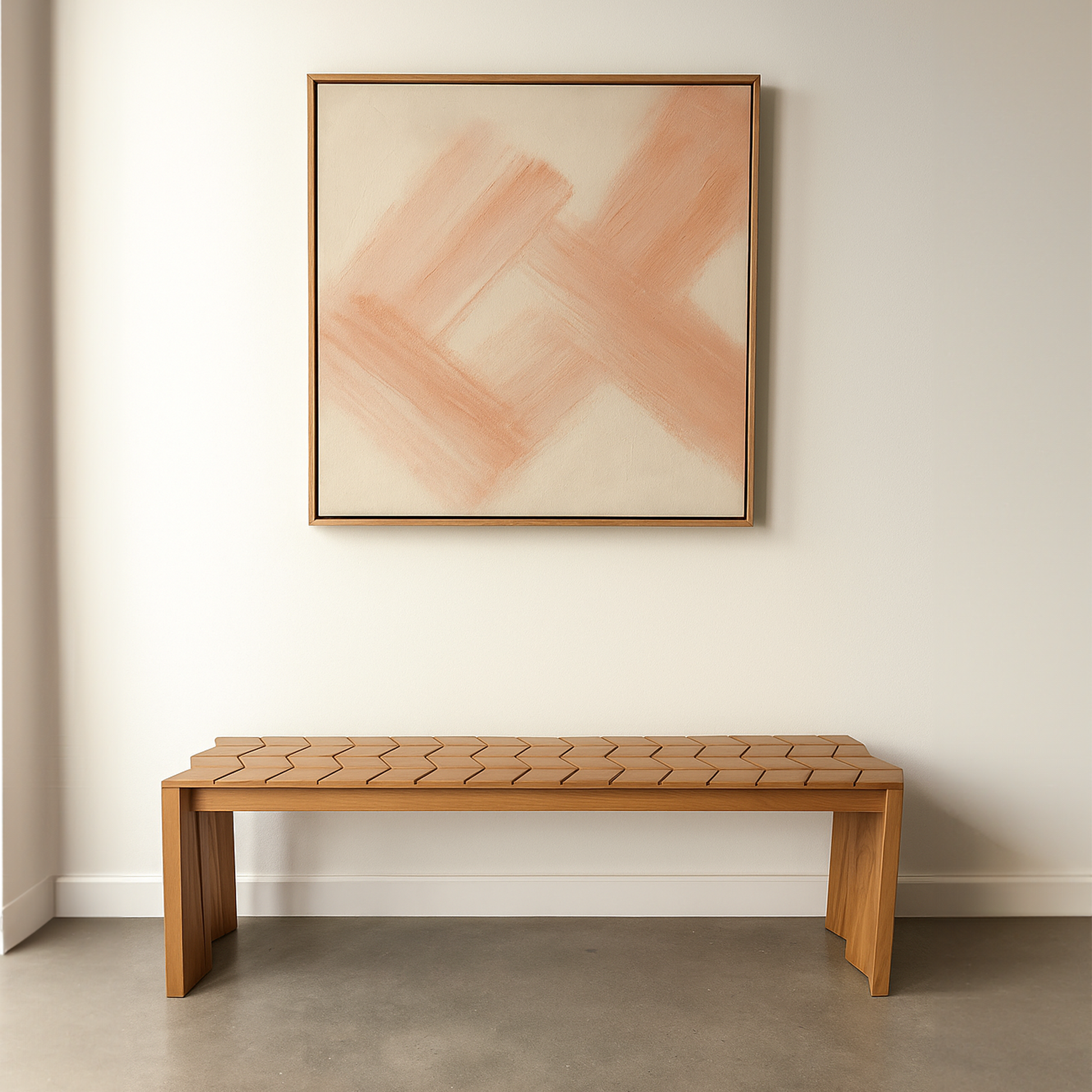 CHEVRON BENCH